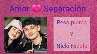 Ruptura entre Peso pluma y Nicki Nicole 💔 Habrá reconciliación!? 🔮 Tarot pop ✨️