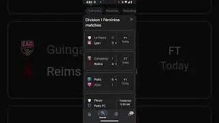 Division 1 Feminine Football Scores #division1feminine