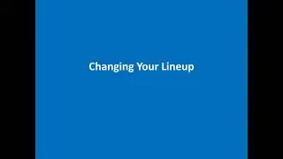 Yahoo Fantasy Basketball Tutorial - How to Change Your Weekly Lineup