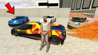 Franklin Collecting Secret Elemental Cars In Indian Bike Driving 3D