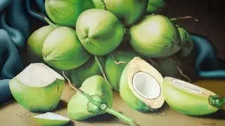 Satisfying Coconut Cutting ASMR | Unbelievable Sounds!🥥🌴🥥 #shorts #healthy #drink #asmr #asmrsounds