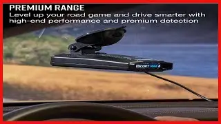 ESCORT MAX 3 Laser Radar Detector - Bluetooth Connectivity, Premium Range, Advanced Filtering