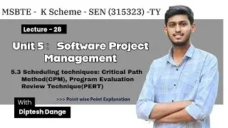 5.3 &ndash; Scheduling Techniques: Critical Path Method (CPM) & Program Evaluation Review Technique (PERT)