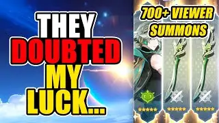 They doubted my luck, so I surprised them with MULTIPLE 5-STARS... | Genshin Impact