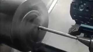 CNC Turning Small Diameter Long Length | Tailstock Support 