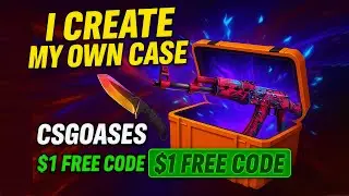 I CREATE MY OWN CASE!-CSGOCASES 1$FREE CODE