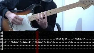 Animals As Leaders - The Brain Dance intro (slow + Play Along Tab)