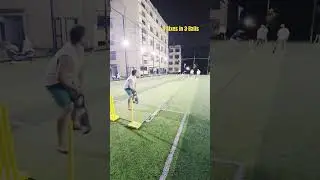3 Sixes in 3 Balls 🏆 #cricketshots #boxcricket #cricketfun #cricketlover #cricketshorts  #batball