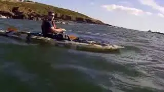 Feelfree Moken 12.5 Fishing Kayak in Plymouth Sound