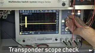 How to check a BPSK transponder signal on a scope