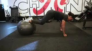 Knee Pull-In - Physio Ball