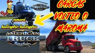 CAMARA HELICOPTER HELICOPTER  MAS CARGAS DE VOLTEO MAROMA O VOLQUETE  MOD ATS EL ROJO TRUCKERS MEX