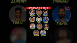 Asia Cup 🚨 India's Playing XI