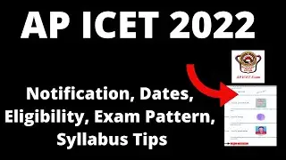 AP ICET 2022 : Application Form ,Exam Pattern, Eligibility Criteria, Exam  Syllabus,Preparation Tips