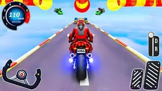 Bike Mega Ramp Impossible Driver - Impossible Bike Stunts Racing - Android Gameplay #36