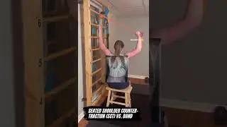 Schroth Method: Seated Band Pull for Thoracic Right Scoliosis!