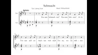 Sehnsucht  Text: Ludwig Tieck,  Musik-Gesang: Wilfried Michl