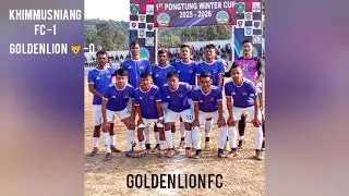 Rung simifinal ka KHIMMUSNIANG fc.da ka jing pynliem noh iaka golden lion 🦁.da shi  1-0.