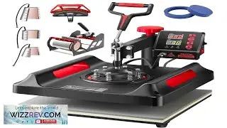 VEVOR Heat Press Machine 8 in 1 Combo Heat Press 15x15 Swing