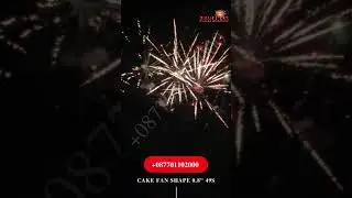 Kembang Api Fan Shape Cake 0.8&rdquo; 49 Shots | Hercules Fireworks