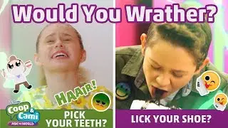 Pick Your Teeth or Lick Your Shoe? | Coop & Cami Ask the World | Disney Channel