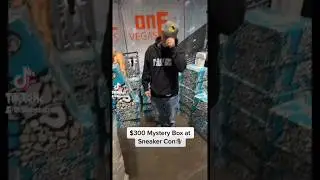 HE PAID $300 FOR A $100 SNEAKER🤔?! #sneakers #mysterybox