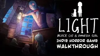 LIGHT Black Cat & Amnesia Girl/Indie Horror Game/Puzzle Game