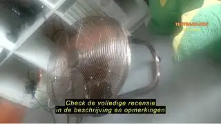 Review Bestron DFA40 Vloerventilator in retrostijl, met kantelbare ventilatorkop, hoogte: 46,5 cm, d
