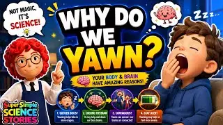 Why Do We Yawn? 😴 | fun Science for Everyone | Super Simple Science stories