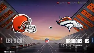 Madden26 Fantasy League playing as Denver Broncos vs Cleveland Browns Shadeur Sanders #asherclantv