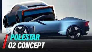 The Polestar O2 EV Concept Is One Sexy Coupe-Convertible That Comes With Its Own Drone