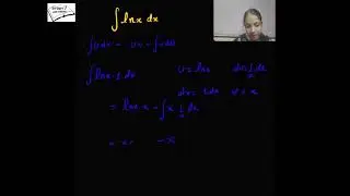 Integration Of lnx | Integration By Parts Rule | #shorts #calculus #maths #education