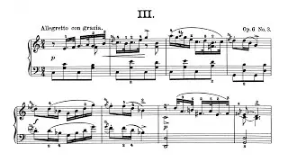 Edvard Grieg — Humoresque, Op. 6, No. 3