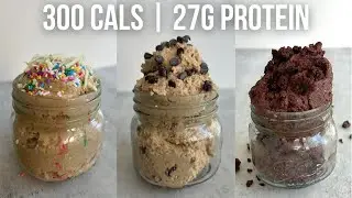 3 High Protein, Low Calorie Cookie Dough Recipes