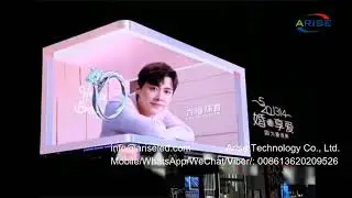 3D naked eye outdoor waterproof Commercial led stereo advertising large screen Display Advertising,O