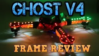Соберите дрон-НЛО. 70 светодиодов. Обзор рамы квадрокоптера GHOST V4.