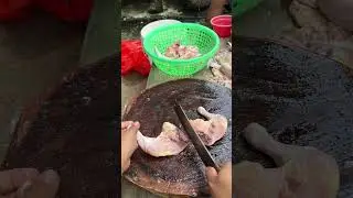 Cara potong ayam jadi 6 #shortvideo #usa