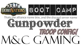 Let's Play DomiNations | Beginner guide | Standard Troop Configuration | Gunpowder - 95 spaces