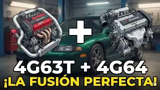 Swap Bloque 2.4 4g64 con Cabeza DOHC 2.0 4g63t, eclipse 2g 95-99
