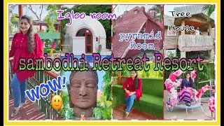 Sambodhi Retreat Resort Bodhgaya// Igloo Rooms, Pyramid Rooms, cottages in one resort// Best resort