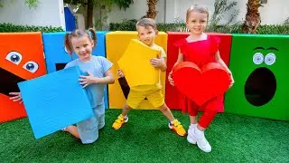Kids Cube Challenge, um Papa zu retten | Videosammlung f&uuml;r Kinder | Vania Mania DE