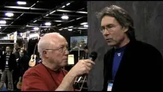 Dan Erlewine with TJ Thompson at the NAMM Show