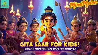 Shrimad Bhagavad Gita ka Saar for Kids Song -Hindi , Learn Values! #bhagwatkatha #toddlerlearning