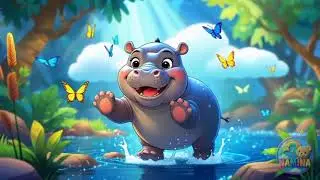 Весёлый бегемотик | Песенка для детей | Детские стишки и песенки для малышей | Детские песни Namina