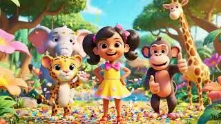 Lilly&rsquo;s Magical Jungle Adventure 🐒🐘 | Fun Kids Cartoon Story #Shorts#KidsShorts#YouTubeKids