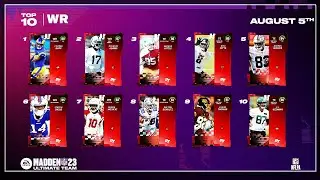 TOP TEN MUT 23 BASE ELITE WIDE RECIEVERS AND TIGHT ENDS!! |MADDEN 23 ULTIMATE TEAM