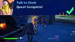 Talk to Cluck Fortnite