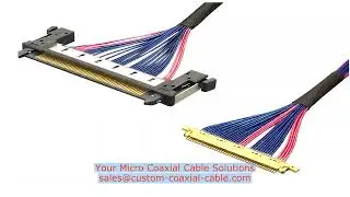 AWG 42 micro coax Poland supplier IPEX 2764-501 china ipex cable connector factories flat cable asse