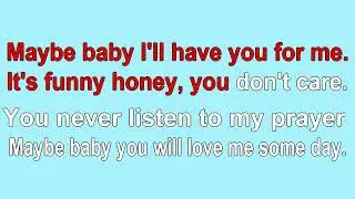 Maybe Baby by Buddy Holly 1957