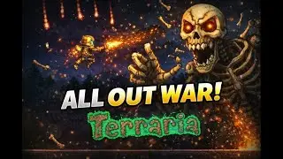 ALL OUT WAR! | Skeletron Boss Fight in Terraria